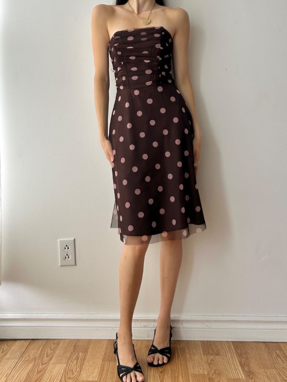 BCX vintage polka dot dress